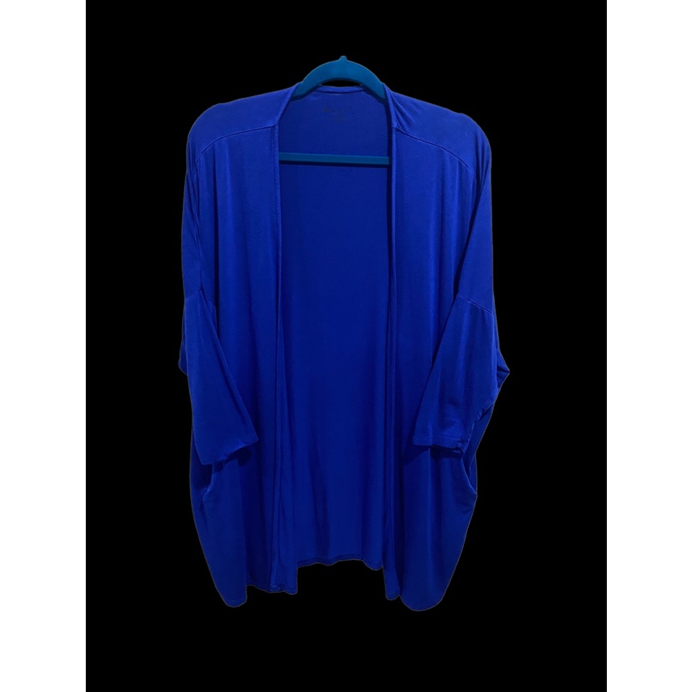 Lane Bryant Cobalt Blue Relaxed Fit Cardigan 14/16